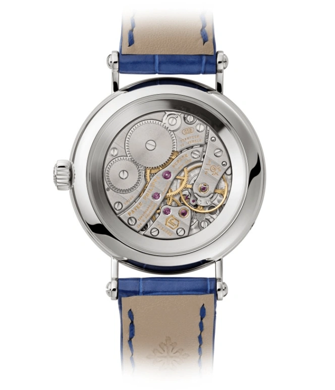 Patek Philippe,Complications 33mm,33mm,White Gold,Blue,Handwound,Moonphase,44hours,7121,7121/200G-001