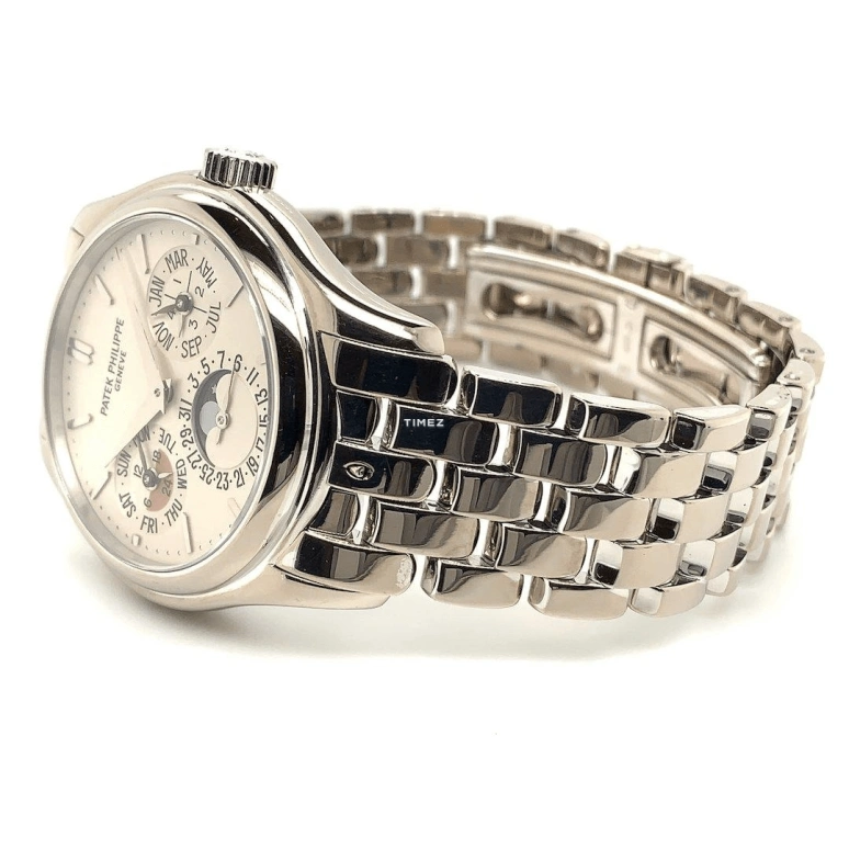 Patek Philippe,Grand Complications 36.50mm,36.50mm,White Gold,White,Automatic,Moonphase,Perpetual Calendar,Leap Year,Month,48hours,In-house Caliber,5136,5136/1G-001