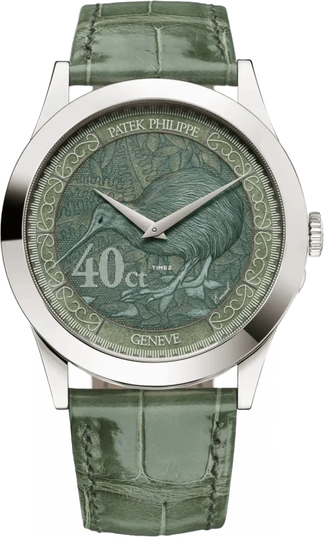 Patek Philippe,Calatrava ,White Gold,Green,Automatic,48hours,In-house Caliber,5089G,5089G-119