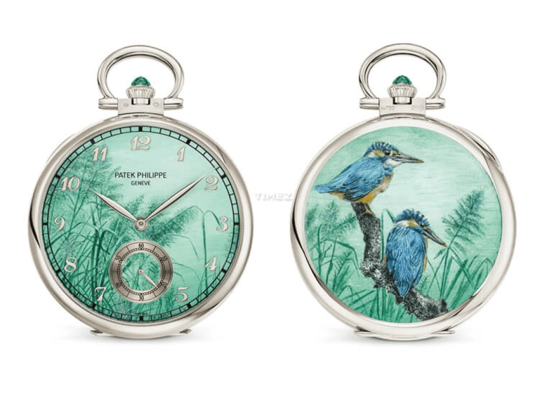 Patek Philippe,Pocket Watches ,White Gold,Green,Handwound,42hours,In-house Caliber,992,992/148G