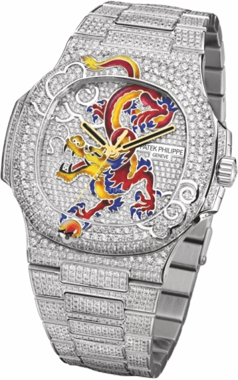 Patek Philippe,Nautilus 40mm,40mm,White Gold,Silver,Multi-Color,Automatic,45hours,In-house Caliber,ozuna,5720,5720/1G-001