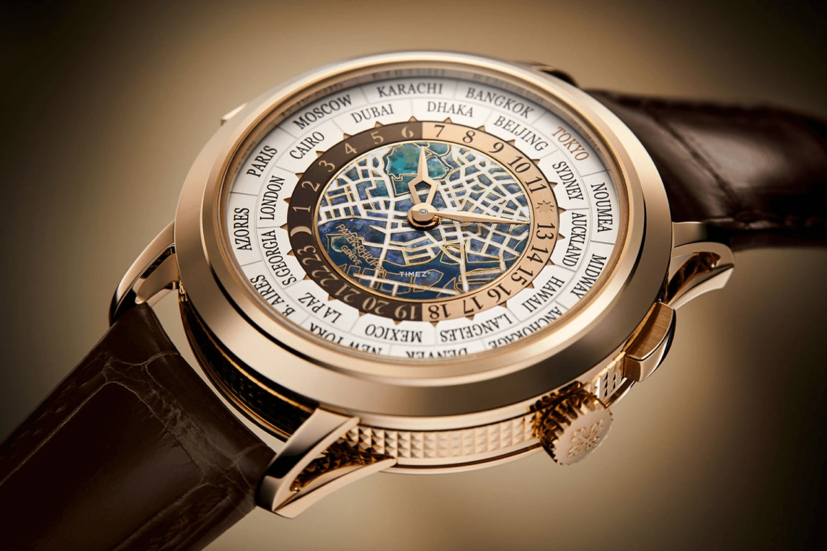 Patek Philippe,Grand Complications 40.20mm,40.20mm,Rose Gold,White,Yellow,Multi-Color,Automatic,World Time,Minute Repeater,Day / Night Indication,5531R,5531R-014