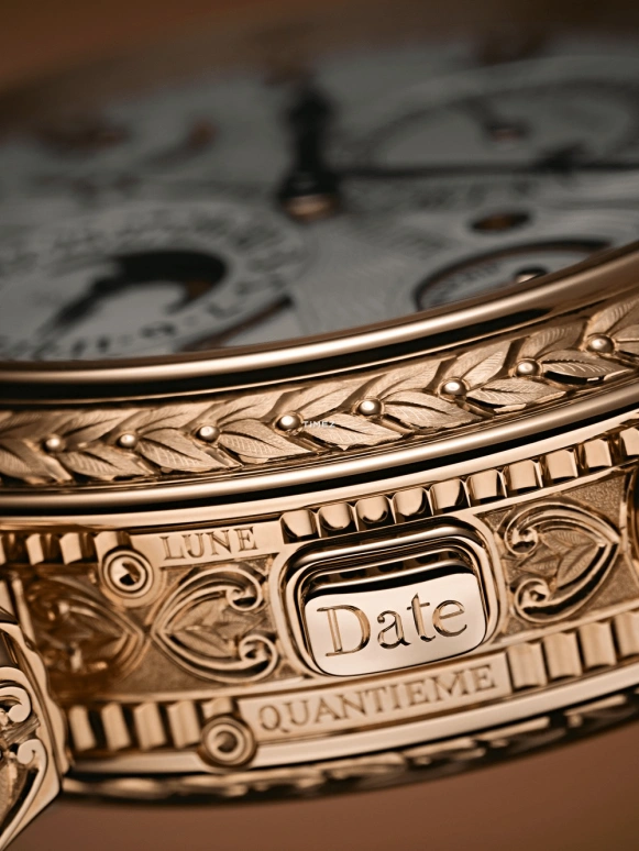 Patek Philippe,Grand Complications 47.40mm,47.40mm,Rose Gold,Silver,Handwound,Moonphase,Perpetual Calendar,Leap Year,Month,72hours,In-house Caliber,5175R,5175R-001