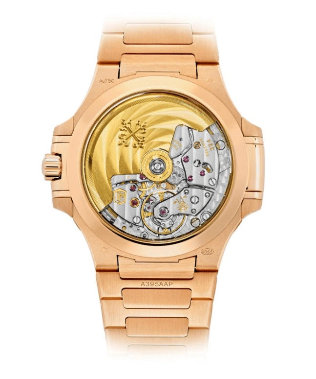 Patek Philippe,Nautilus 35.20mm,35.20mm,Rose Gold,Champagne,Automatic,Day,45hours,7118,7118/1200R-010