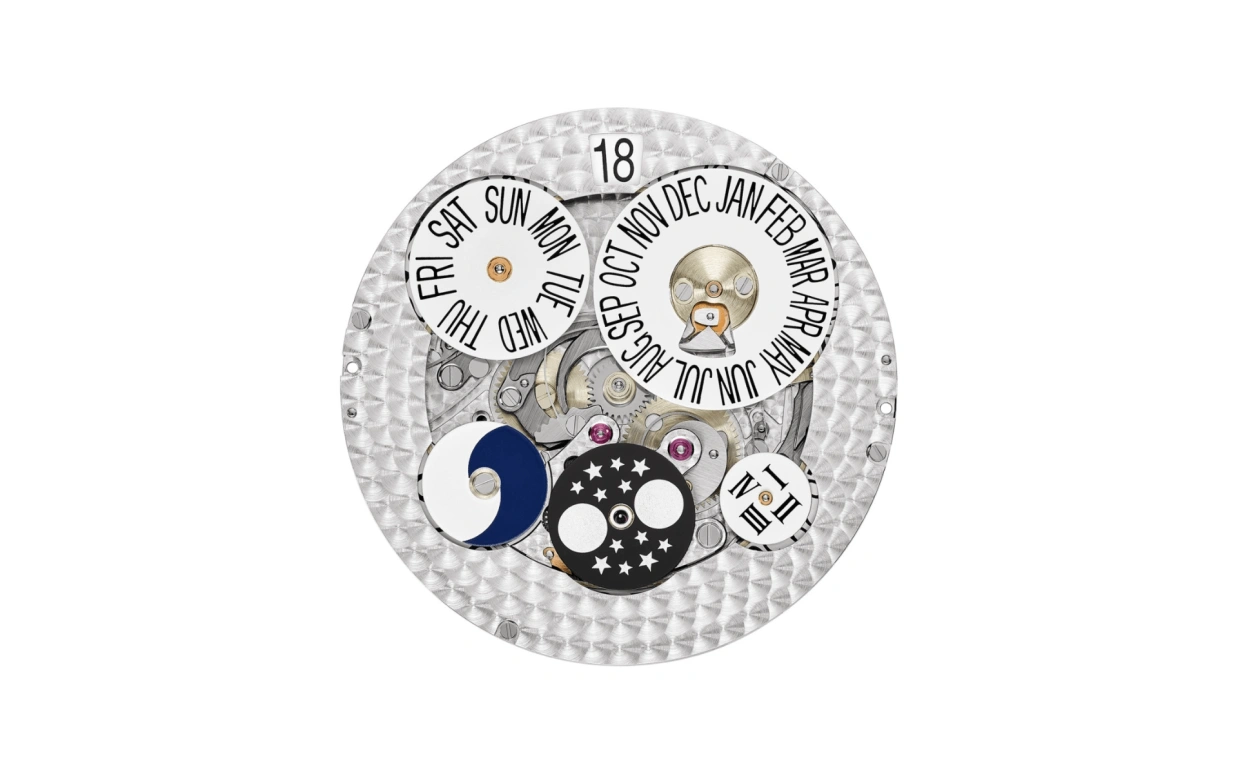Patek Philippe,Grand Complications 41mm,41mm,White Gold,Blue,Handwound,Moonphase,Perpetual Calendar,Leap Year,Month,48hours,In-house Caliber,5207G,5207G-001