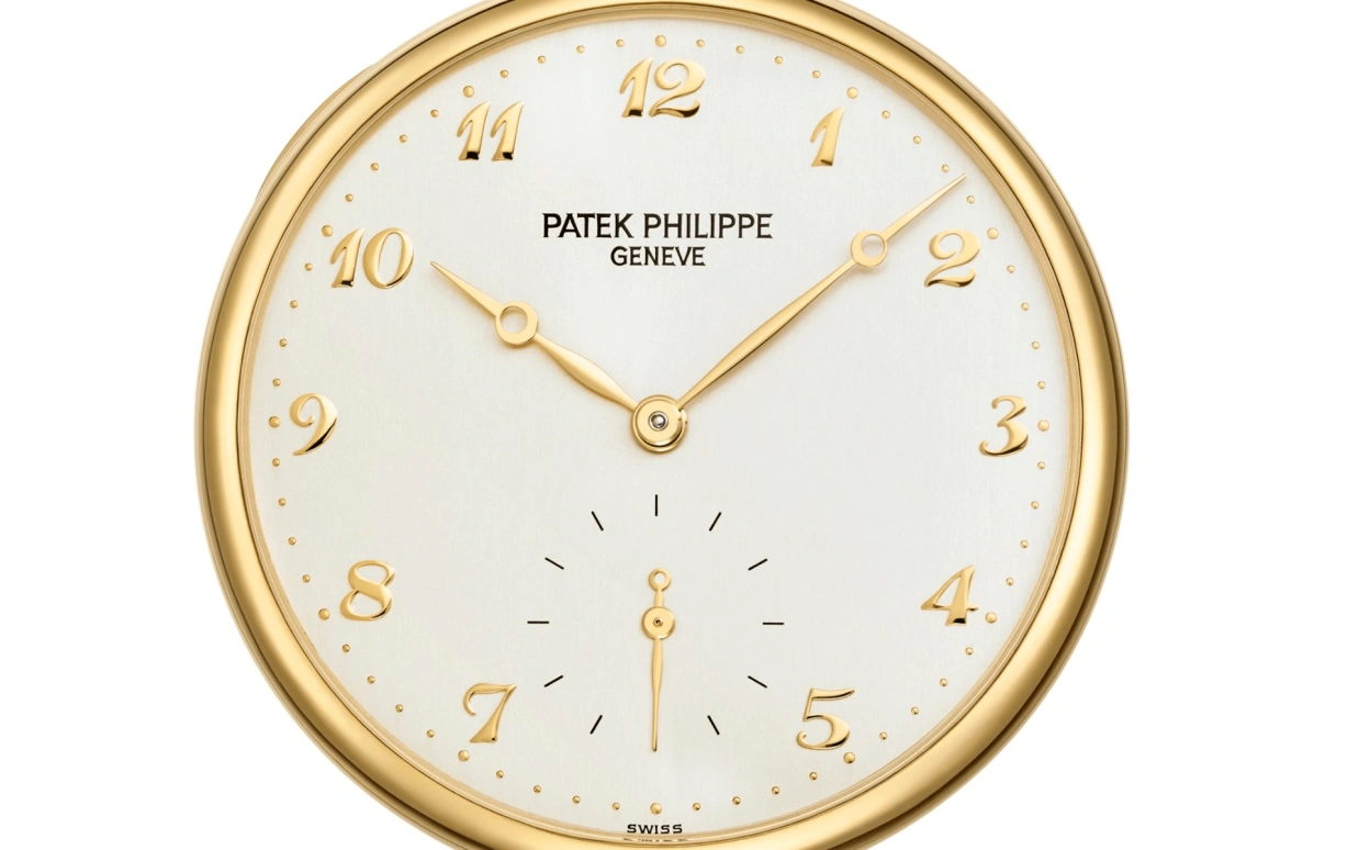 Patek Philippe,Pocket Watches 44mm,44mm,Yellow Gold,White,Handwound,42hours,In-house Caliber,973J,973J-001