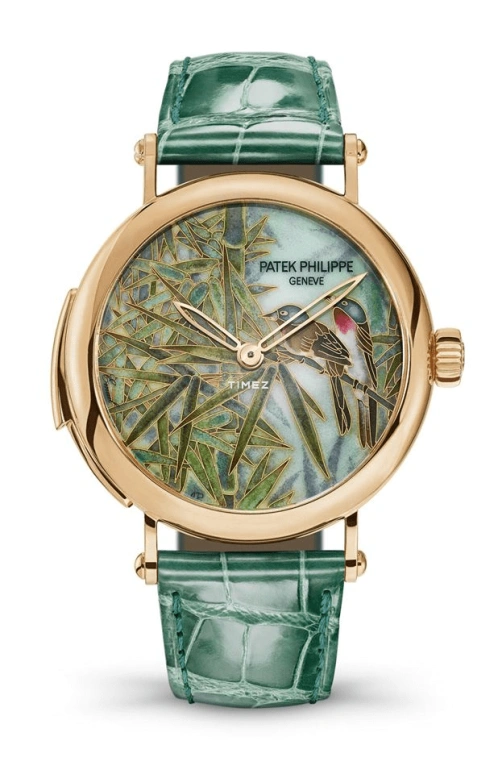 Patek Philippe,Grand Complications 33.70mm,33.70mm,Rose Gold,Multi-Color,Green,Automatic,Minute Repeater,48hours,7000,7000/50R-011