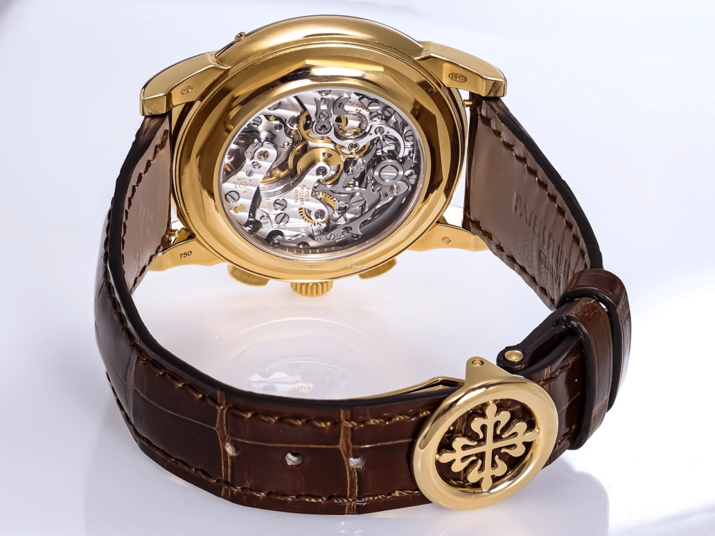 Patek Philippe,Grand Complications 40mm,40mm,Yellow Gold,Brown,Handwound,Chronograph,Moonphase,Perpetual Calendar,Leap Year,60hours,In-house Caliber,5970J,5970J-014