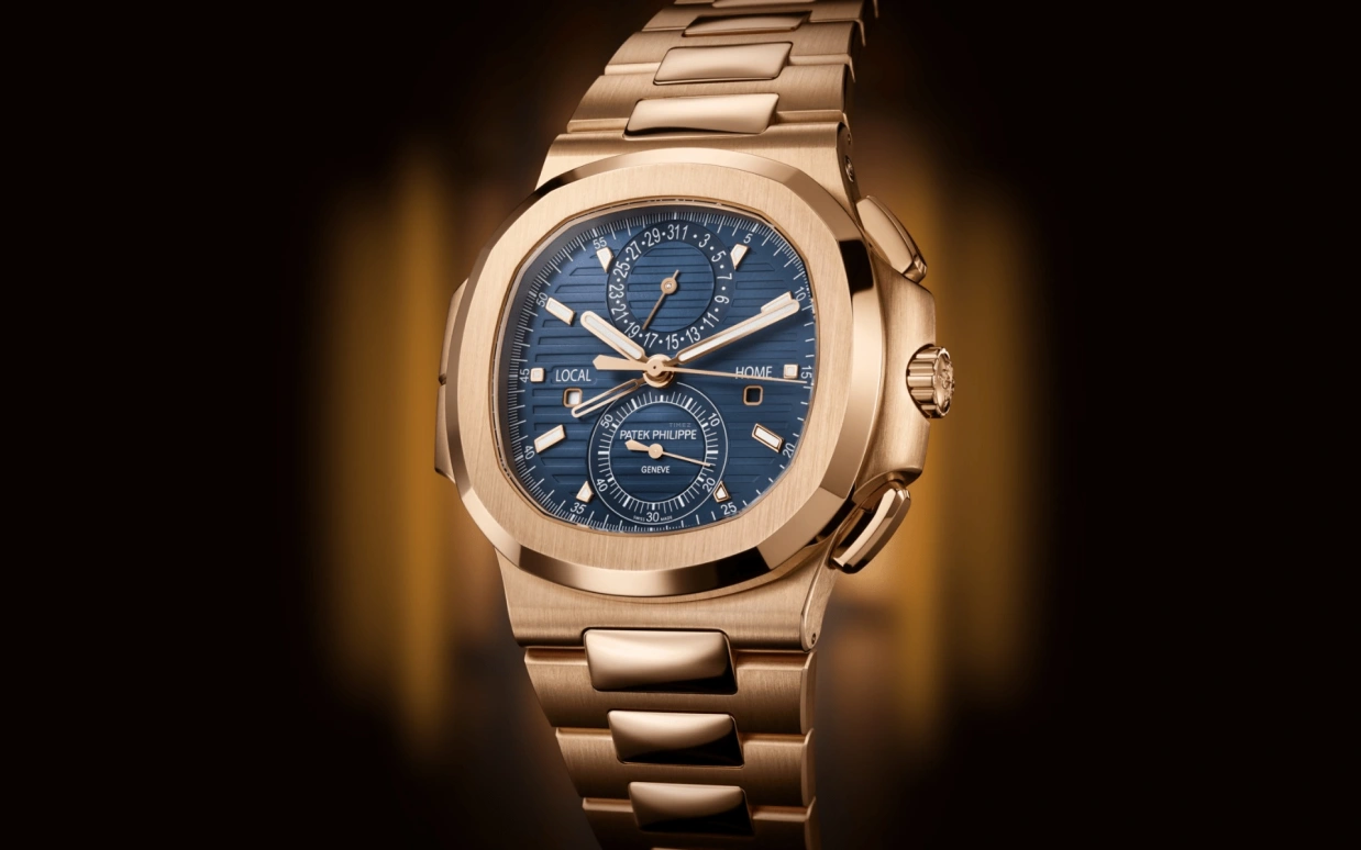 Patek Philippe,Nautilus 40.50mm,40.50mm,Rose Gold,Blue,Automatic,Chronograph,Day,Dule Time,Flyback,55hours,In-house Caliber,Lautaro Martínez,Jesse Lingard,JAY-Z,Jazzy,JAY Z,5990,5990/1R-001
