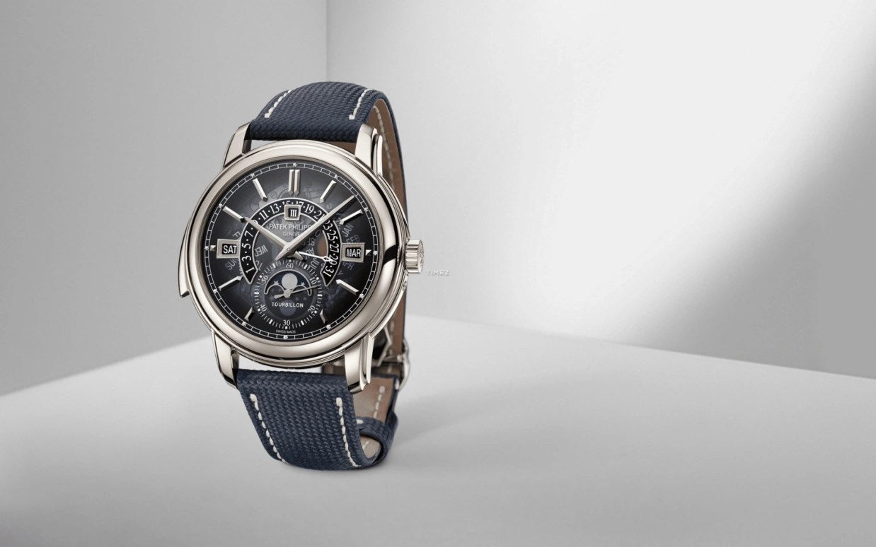 Patek Philippe,Grand Complications 40.20mm,40.20mm,Platinum,Blue,Gradient,Black,Handwound,Moonphase,Perpetual Calendar,Leap Year,Month,48hours,In-house Caliber,Mark Wahlberg,Marky Mark,5316,5316/50P-001