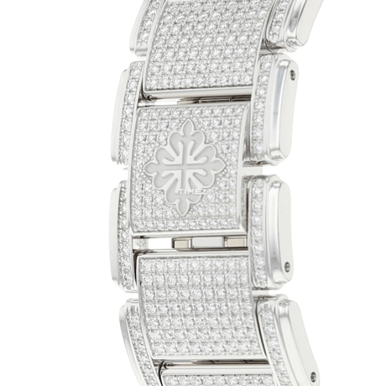 Patek Philippe,Twenty~4 22mm,22mm,White Gold,Silver,Handwound,38hours,In-house Caliber,4909,4909/50G-001
