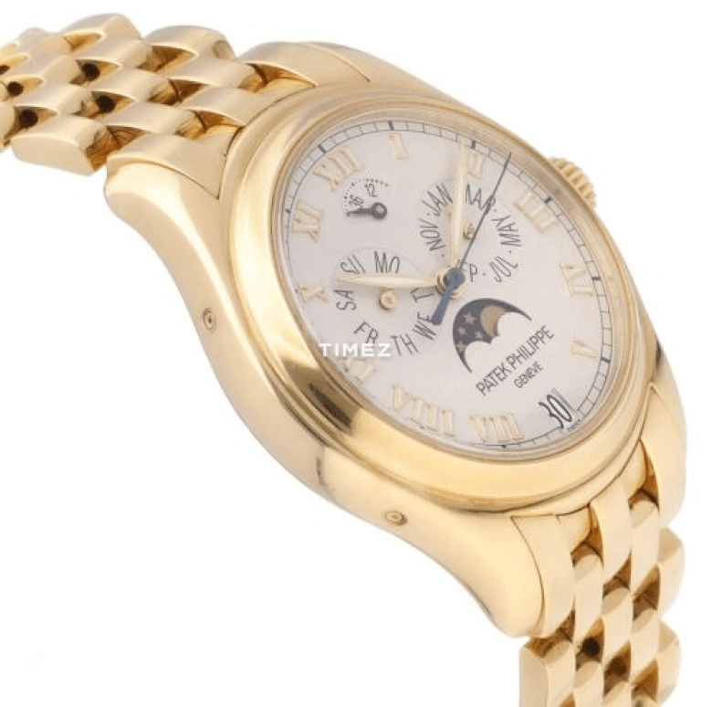 Patek Philippe,Complications 37mm,37mm,Yellow Gold,Cream,Automatic,Moonphase,Annual Calendar,Month,Date,In-house Caliber,Sapphire,Crystal Glass,5036,5036/1J-001