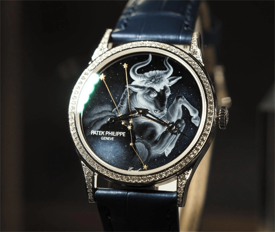 Patek Philippe,Calatrava ,White Gold,Black,Blue,Automatic,48hours,In-house Caliber,5077,5077/100G-063