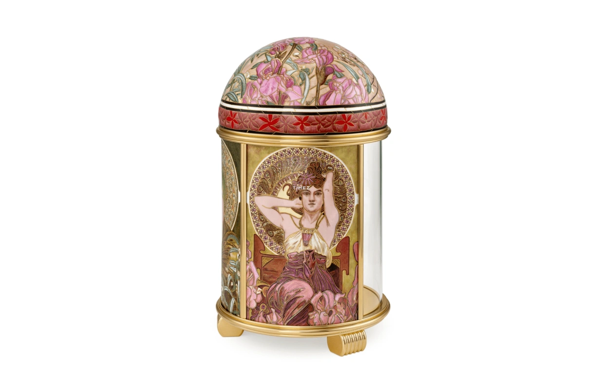 Patek Philippe,Dome Clocks ,Yellow Gold,Gold,Multi-Color,Electromechanical,In-house Caliber,Enamel,20157M,20157M-001