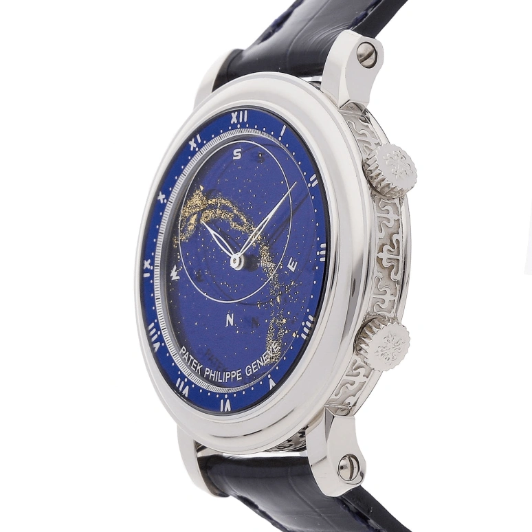 Patek Philippe,Grand Complications 43mm,43mm,White Gold,Blue,Automatic,Moonphase,Sky Chart,Karl-Anthony Towns,5102G,5102G-001