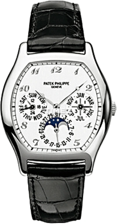 Patek Philippe,Grand Complications 5.25x35.60mm,5.25x35.60mm,White Gold,Silver,White,Automatic,Moonphase,Perpetual Calendar,Leap Year,Month,48hours,In-house Caliber,5040G,5040G-018