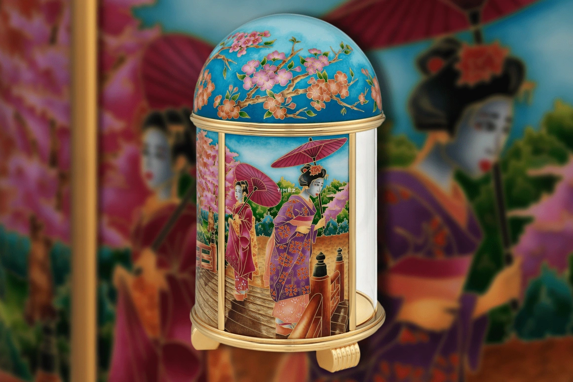 Patek Philippe,Dome Clocks ,Blue,Electromechanical,In-house Caliber,Enamel,20137M,20137M-001
