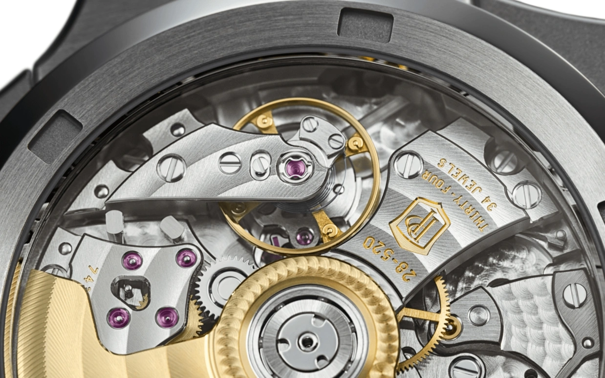 Patek Philippe,Nautilus 40.50mm,40.50mm,Stainless Steel,Gradient,Black,Blue,Automatic,Day,Dule Time,5990,5990/1A-011