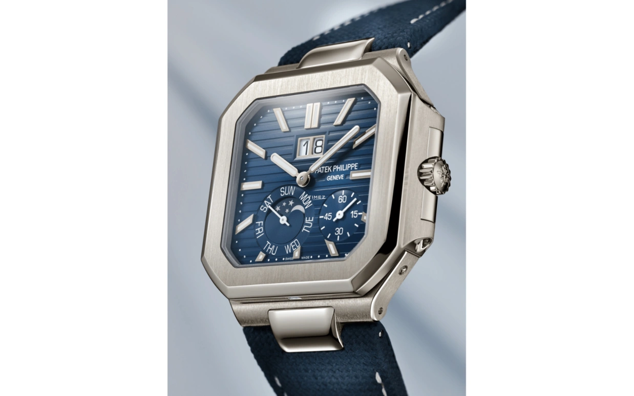 Patek Philippe,Cubitus 45mm,45mm,Platinum,Blue,Automatic,Moonphase,Date,Day,Big Date,48hours,In-house Caliber,Zlatan Ibrahimović,Son Heung-Min,Wang Chuqin,JJ Lin,5822P,5822P-001
