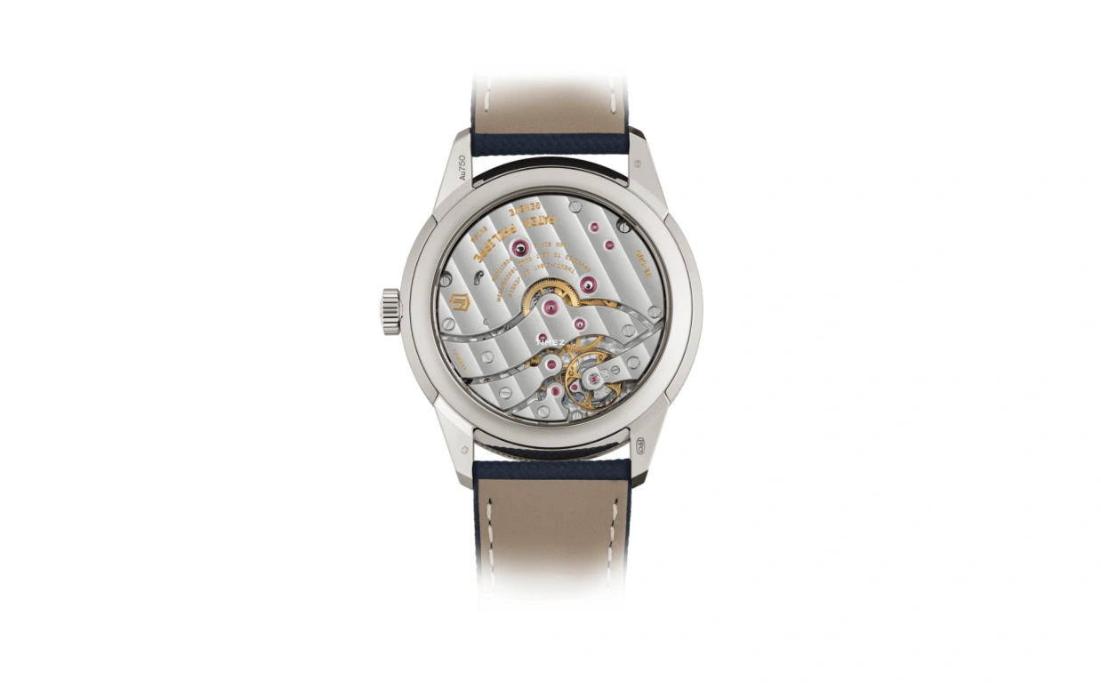 Patek Philippe,Calatrava 41mm,41mm,White Gold,Blue,Gradient,Handwound,Date,Day,Power Reserve Indicator,5328G,5328G-001