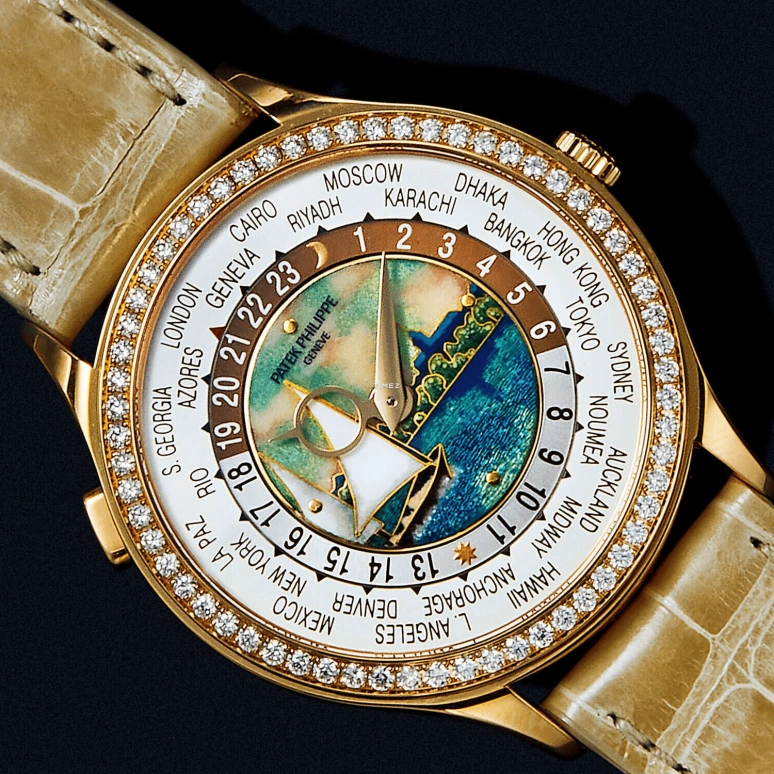 Patek Philippe,Complications 36.50mm,36.50mm,Red Gold,White,Multi-Color,Automatic,World Time,Day / Night Indication,7131,7131/175R-001