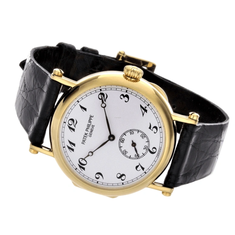 Patek Philippe,Calatrava 33mm,33mm,Yellow Gold,White,Handwound,44hours,In-house Caliber,3960J