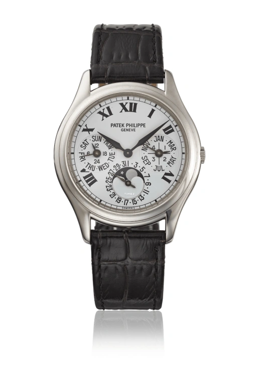 Patek Philippe,Grand Complications 36mm,36mm,Platinum,White,Automatic,Moonphase,Perpetual Calendar,Leap Year,Month,48hours,In-house Caliber,3940