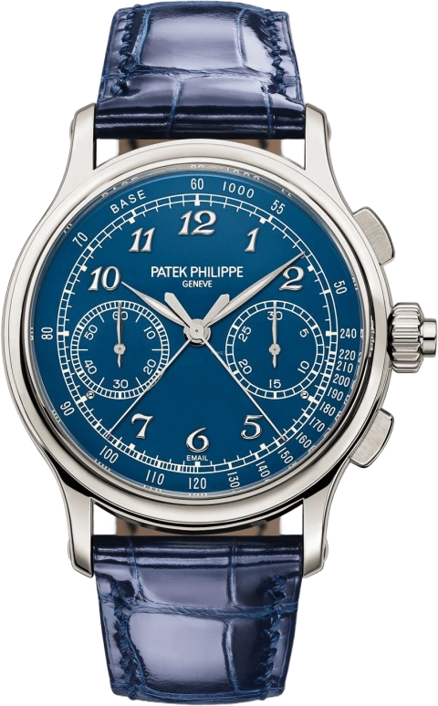 Patek Philippe,Grand Complications 41mm,41mm,Platinum,Blue,Handwound,Chronograph,Rattrapante,Column Wheel,Frank Lampard,5370P,5370P-011