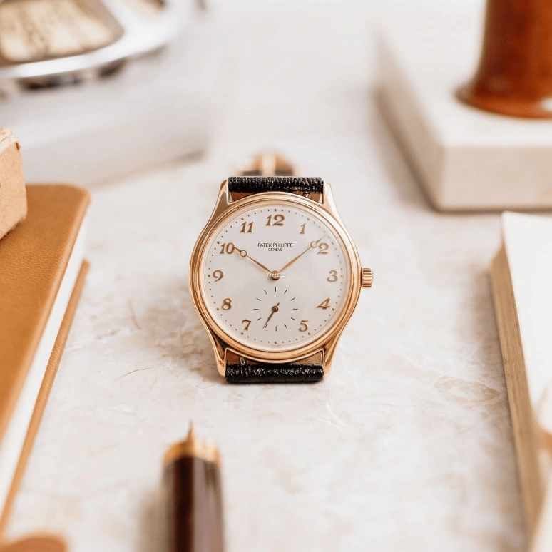 Patek Philippe,Calatrava 31.50mm,31.50mm,Rose Gold,Silver White,Handwound,44hours,In-house Caliber,3923R Harrods