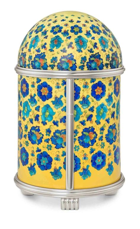 Patek Philippe,Dome Clocks ,Blue,Electromechanical,In-house Caliber,Yellow,Blue,Enamel,10012M,10012M-001