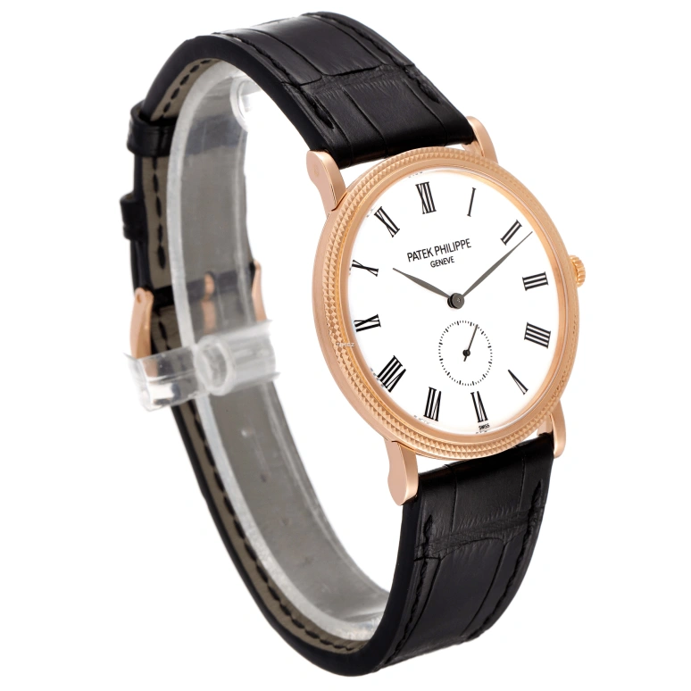 Patek Philippe,Calatrava 35mm,35mm,Rose Gold,White,Automatic,48hours,In-house Caliber,5120R,5120R-001