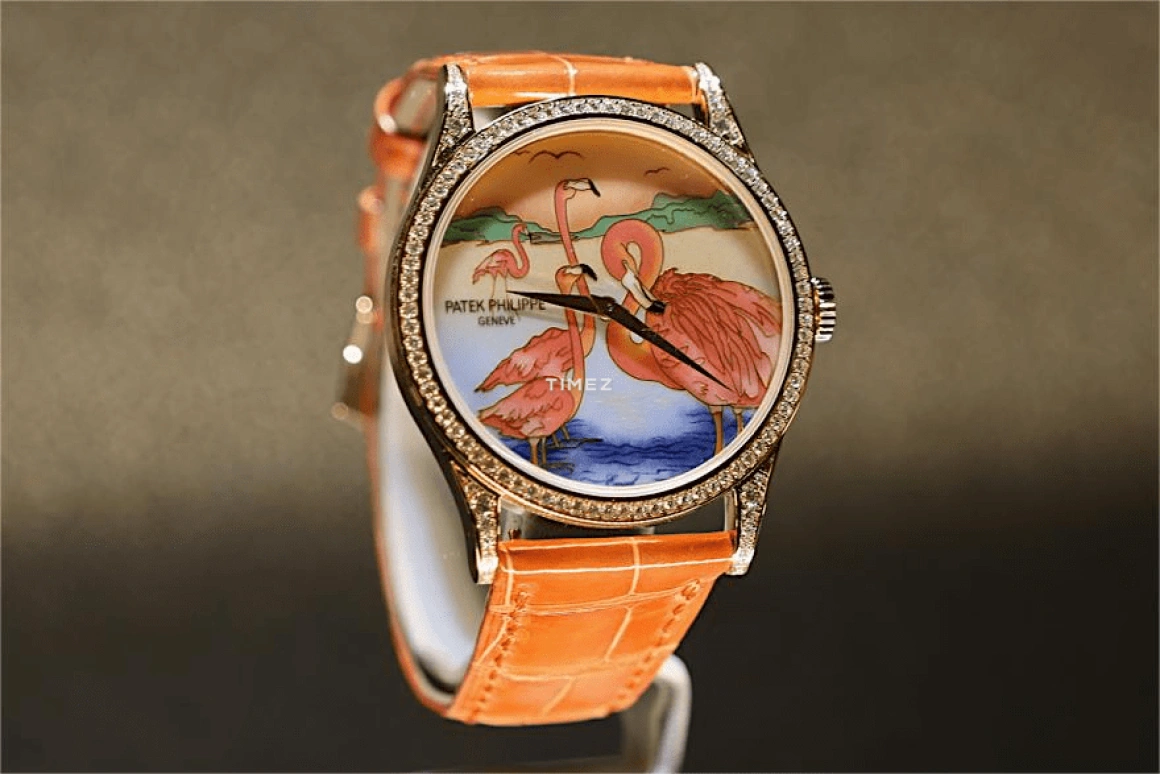 Patek Philippe,Calatrava ,Rose Gold,Orange,Multi-Color,Automatic,48hours,In-house Caliber,5077,5077/1004-067