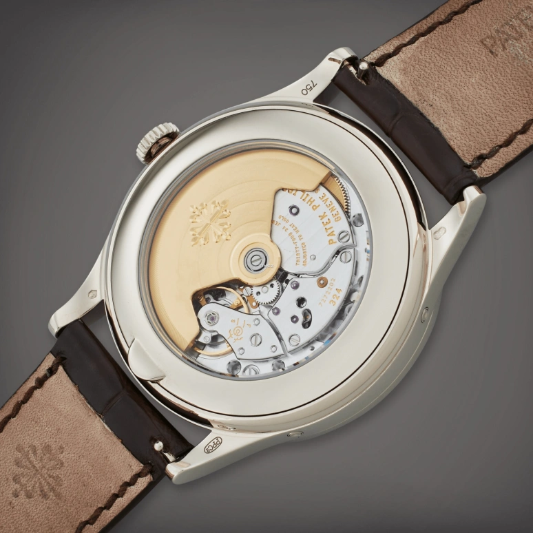 Patek Philippe,Complications 38.50mm,38.50mm,White Gold,Grey,Automatic,Moonphase,Annual Calendar,Month,Date,35～45hours,In-house Caliber,5396G,5396G-014