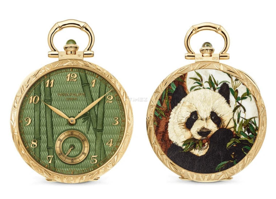Patek Philippe,Pocket Watches ,Yellow Gold,Green,Handwound,42hours,In-house Caliber,995,995/122J-001
