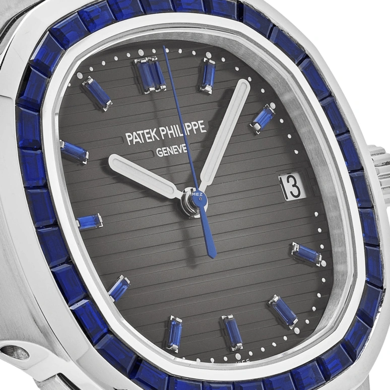 Patek Philippe,Nautilus 40mm,40mm,Platinum,Black,Automatic,Day,45hours,Lionel Messi,La Pulga,5711,5711/111P-001