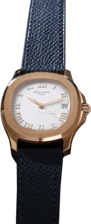 Patek Philippe,Nautilus 34x35mm,34x35mm,Rose Gold,White,Automatic,Day,Sapphire,5060SR,5060SR-010