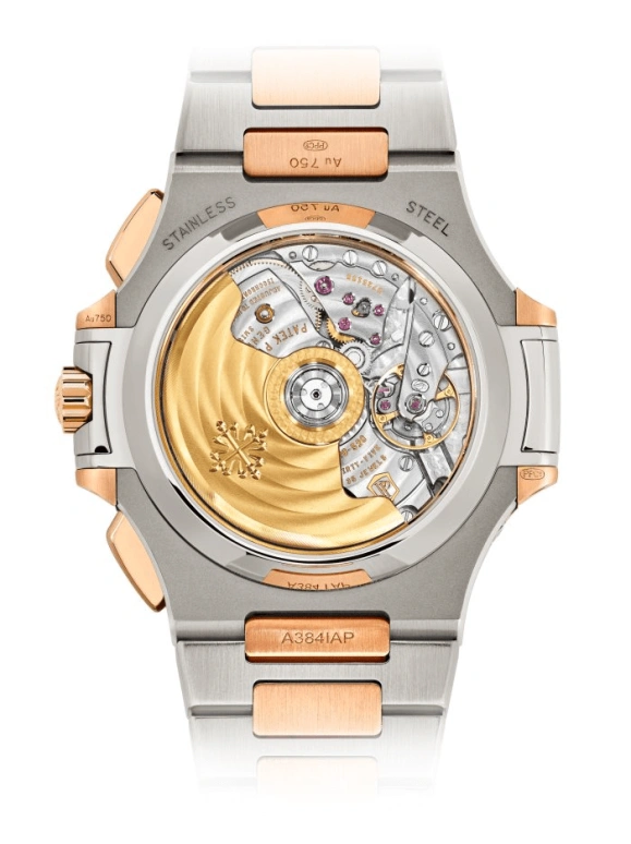 Patek Philippe,Nautilus 40.50mm,40.50mm,Rose Gold,Stainless Steel,Blue,Automatic,Chronograph,Day,Conor McGrego,Tyson Fury,5980,5980/1AR-001