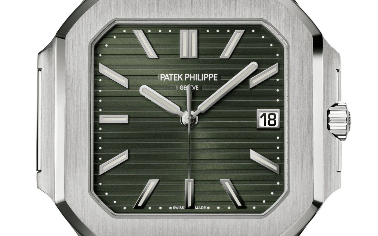 Patek Philippe,Cubitus 45mm,45mm,Stainless Steel,Green,Automatic,Day,45hours,Orlando Bloom,Jayson Tatum,Taco Jay,Orli,OB,5821,5821/1A-001
