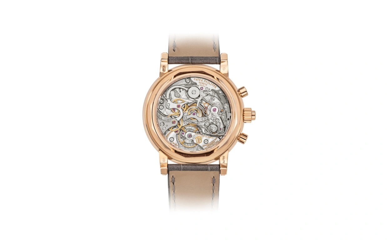 Patek Philippe,Grand Complications 40.20mm,40.20mm,Rose Gold,Grey,Handwound,Chronograph,Moonphase,Perpetual Calendar,Leap Year,65hours,In-house Caliber,5204R,5204R-011