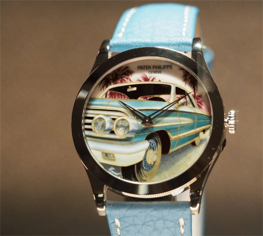 Patek Philippe,Calatrava ,White Gold,Blue,White,Multi-Color,Automatic,48hours,In-house Caliber,5089G,5089G-147