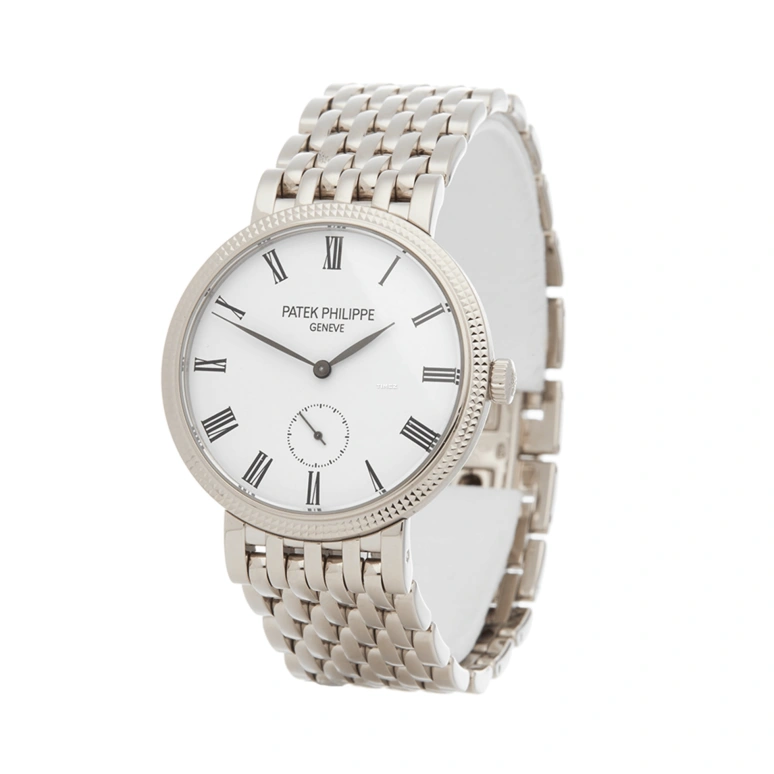 Patek Philippe,Calatrava 31mm,31mm,White Gold,Black,White,Handwound,44hours,In-house Caliber,7119,7119/1G-010