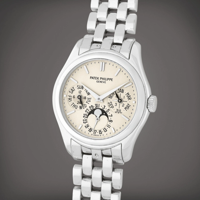 Patek Philippe,Grand Complications 36.50mm,36.50mm,White Gold,White,Automatic,Moonphase,Perpetual Calendar,Leap Year,Month,48hours,In-house Caliber,5136,5136/1G-001