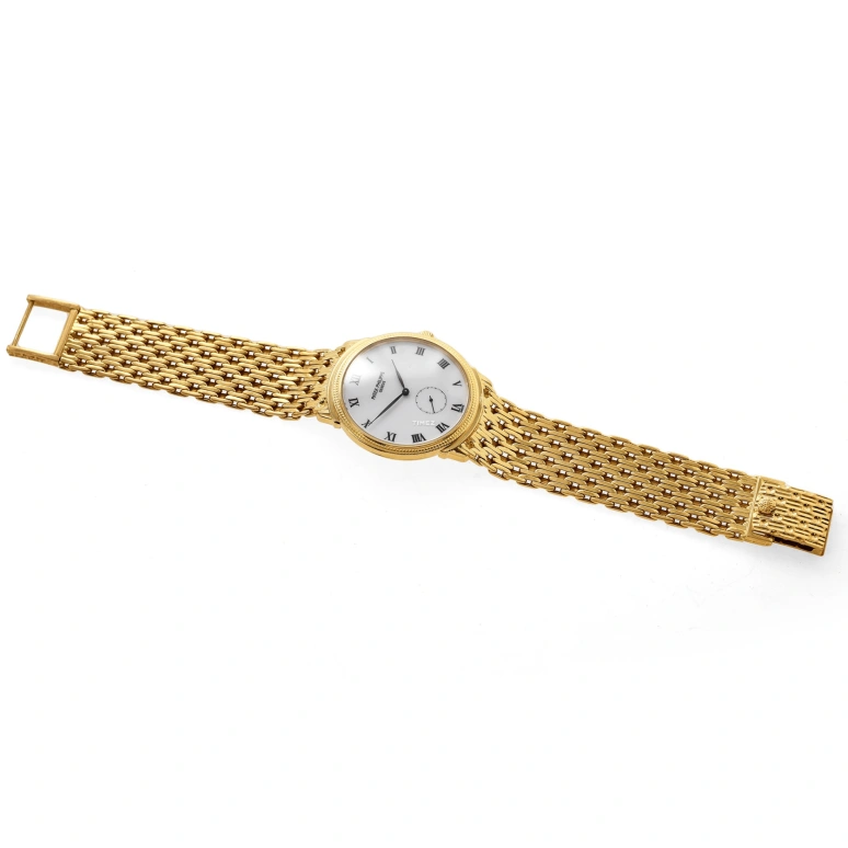 Patek Philippe,Calatrava 34mm,34mm,Yellow Gold,White,Automatic,45hours,In-house Caliber,3919,3919/020