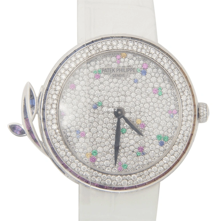 Patek Philippe,Complications 34.70mm,34.70mm,White Gold,Silver,Quartz,In-house Caliber,Sapphire,7002,7002/450G-013