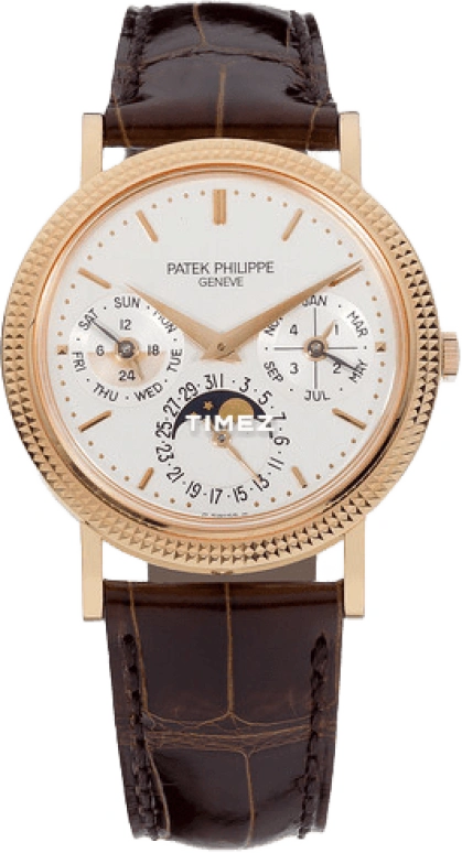 Patek Philippe,Grand Complications 35.20mm,35.20mm,Rose Gold,White,Automatic,Moonphase,Perpetual Calendar,Leap Year,Month,In-house Caliber,Sapphire,Crystal Glass,5039R,5039R-001