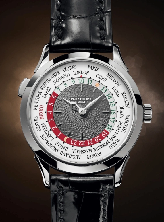 Patek Philippe,Complications 38.50mm,38.50mm,White Gold,Green,Automatic,Moonphase,Day,World Time,5230G,5230G-022