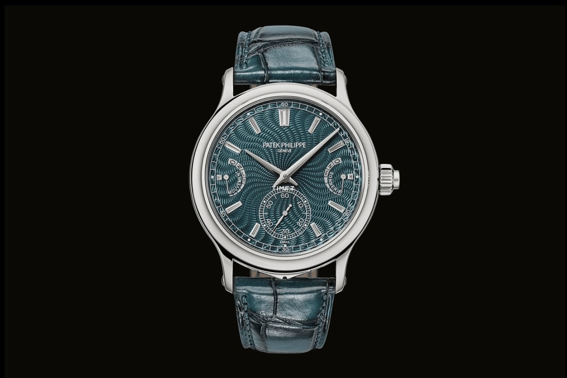 Patek Philippe,Gondolo 44.80mm,44.80mm,Stainless Steel,Blue,Green,Handwound,Power Reserve Indicator,Minute Repeater,Grande Sonnerie,Petite Sonnerie,72hours,In-house Caliber,6301A,6301A-010