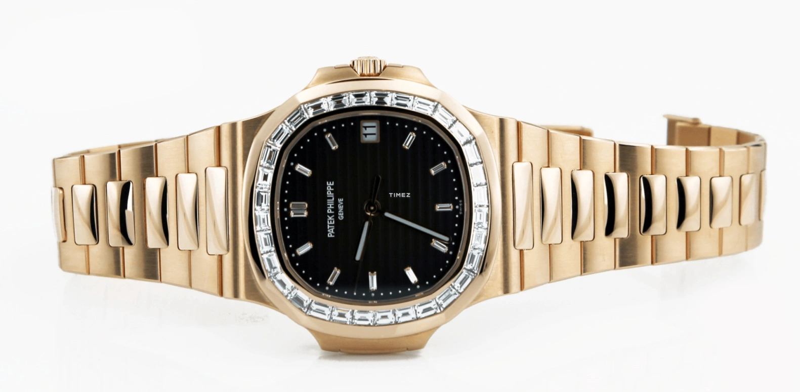 Patek Philippe,Nautilus 40mm,40mm,Rose Gold,Brown,Automatic,Day,45hours,5723,5723/1R-010