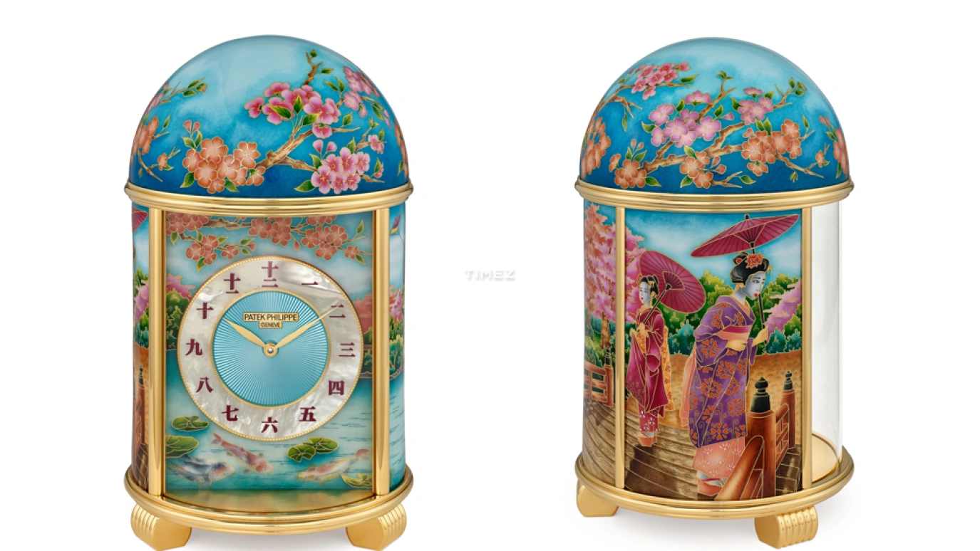 Patek Philippe,Dome Clocks ,Blue,Electromechanical,In-house Caliber,Enamel,20137M,20137M-001