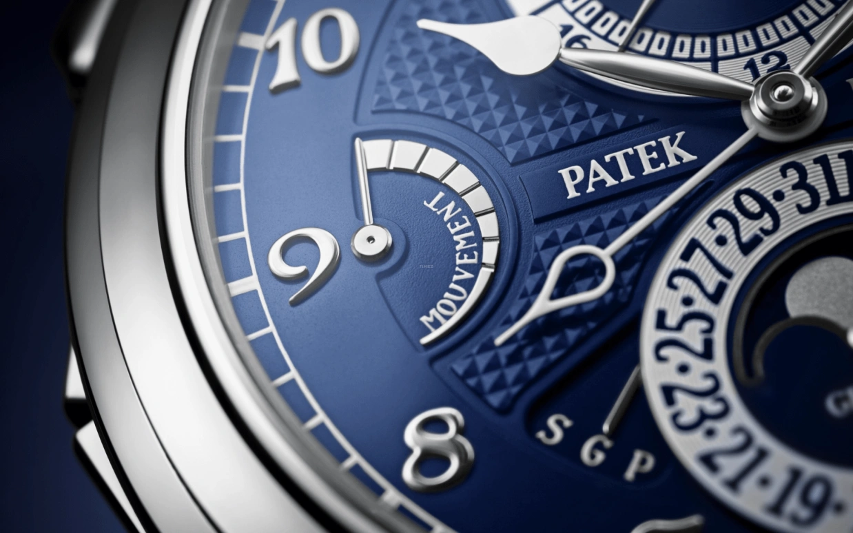 Patek Philippe,Grand Complications 47.40mm,47.40mm,White Gold,Blue,Handwound,Moonphase,Perpetual Calendar,Leap Year,Month,72hours,In-house Caliber,Mark Robert Michael Wahlberg,Mark Wahlberg,Marky Mark,6300G,6300G-010